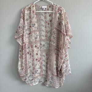 Shyanne Women’s Open Front Cardigan Sz XS Flowy Bohemian Lightweight Western